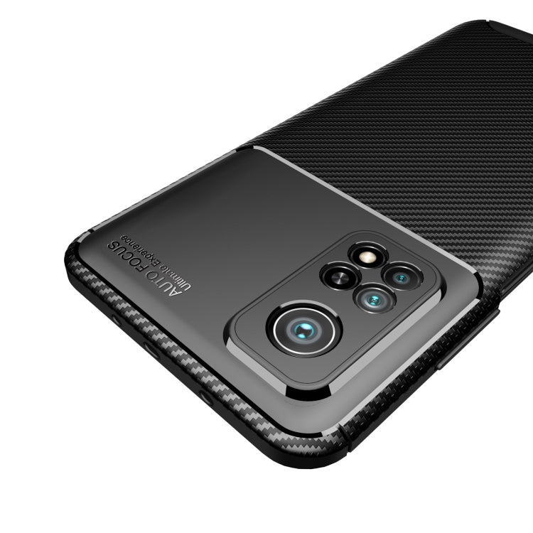 Carbon Fiber Texture Shockproof TPU Case, For Xiaomi Mi 10T Pro