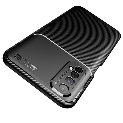 For Huawei Y7a / P smart 2021 Carbon Fiber Texture Shockproof TPU Case