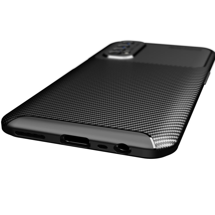 For Huawei Y7a / P smart 2021 Carbon Fiber Texture Shockproof TPU Case