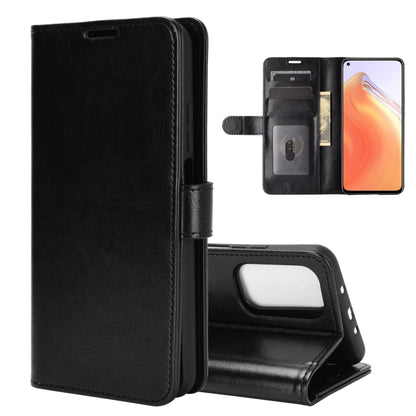 Black folio flip protective phone case with card slots and phone stand cover
