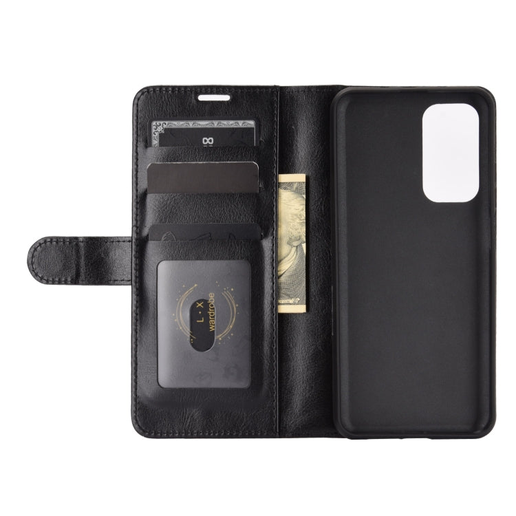 Black folio flip phone wallet case with card slots and viewing window