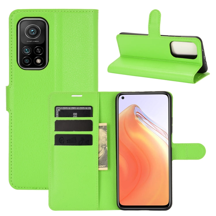 For Xiaomi Mi 10T / 10T Pro Litchi Texture Horizontal Flip Protective Case with Holder & Card Slots & Wallet, For Xiaomi Mi 10T