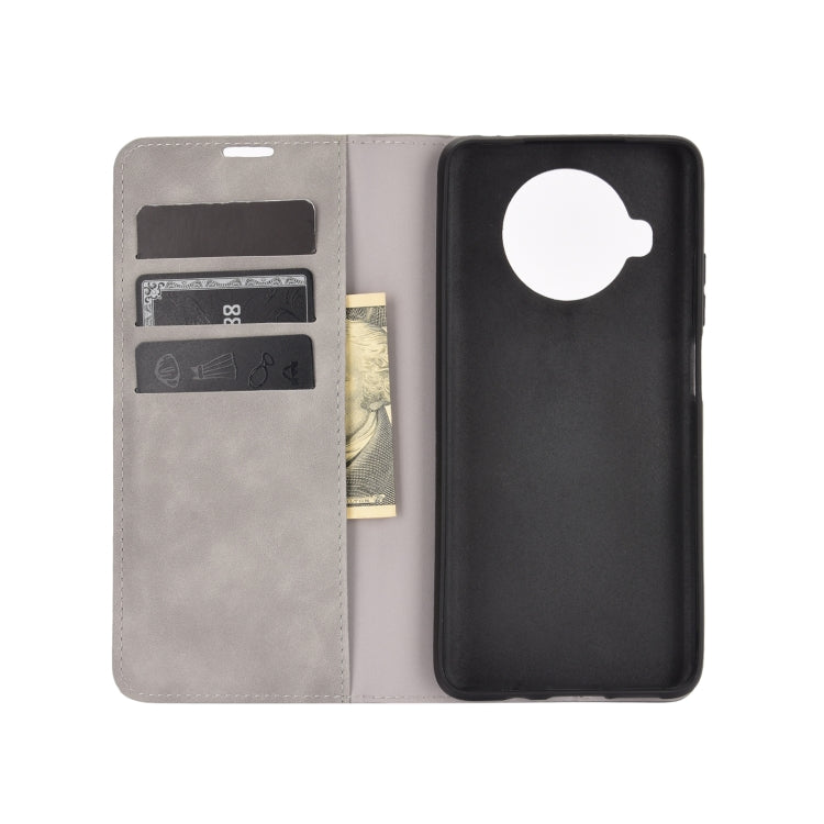 For Xiaomi Mi 10T Lite Retro-skin Business Magnetic Suction Leather Case with Holder & Card Slots & Wallet, For Xiaomi Mi 10T Lite