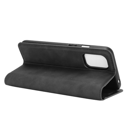 Black leather flip wallet phone case with stand position and side card window