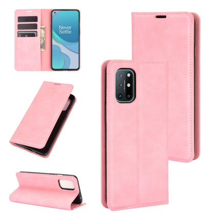 Pink leather wallet phone case with card slots and magnetic flip cover