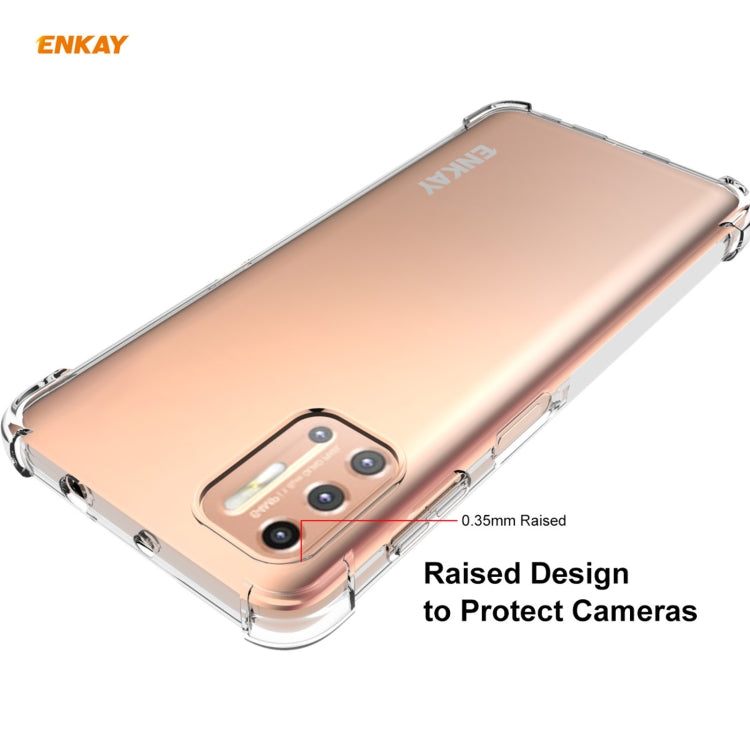 Hat-Prince ENKAY Clear TPU Shockproof Case Soft Anti-slip Cover + 0.26mm 9H 2.5D Tempered Glass Protector Film, For Motorola Moto G9 Plus, For Motorola Moto G9 / G9 Play, For Samsung Galaxy A42 5G, For Samsung Galaxy M31s, for Sony Xperia 5 II         ...