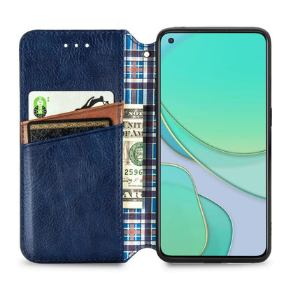 Cubic Grid Pressed Horizontal Flip Magnetic PU Leather Case with Holder & Card Slots & Wallet, For OnePlus 8T, For Xiaomi Mi 10T / Redmi K30S, For Samsung Galaxy A21 (JP Version), For Nokia 2.4, For vivo Y20