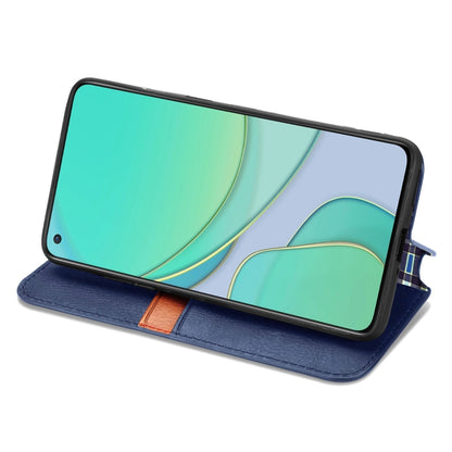 Cubic Grid Pressed Horizontal Flip Magnetic PU Leather Case with Holder & Card Slots & Wallet, For OnePlus 8T, For Xiaomi Mi 10T / Redmi K30S, For Samsung Galaxy A21 (JP Version), For Nokia 2.4, For vivo Y20