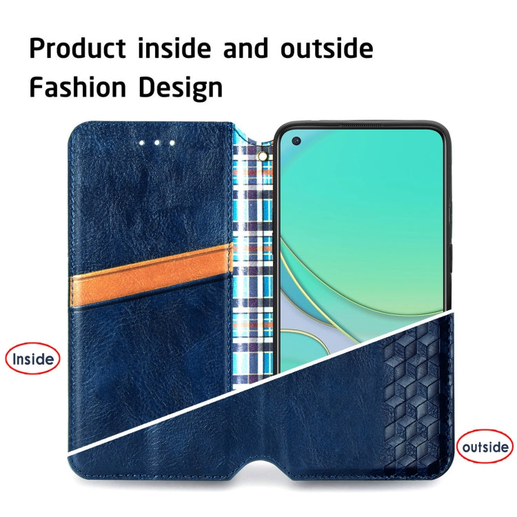 Cubic Grid Pressed Horizontal Flip Magnetic PU Leather Case with Holder & Card Slots & Wallet, For OnePlus 8T, For Xiaomi Mi 10T / Redmi K30S, For Samsung Galaxy A21 (JP Version), For Nokia 2.4, For vivo Y20