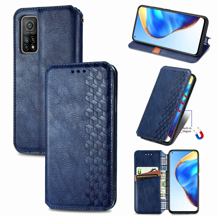Cubic Grid Pressed Horizontal Flip Magnetic PU Leather Case with Holder & Card Slots & Wallet, For OnePlus 8T, For Xiaomi Mi 10T / Redmi K30S, For Samsung Galaxy A21 (JP Version), For Nokia 2.4, For vivo Y20