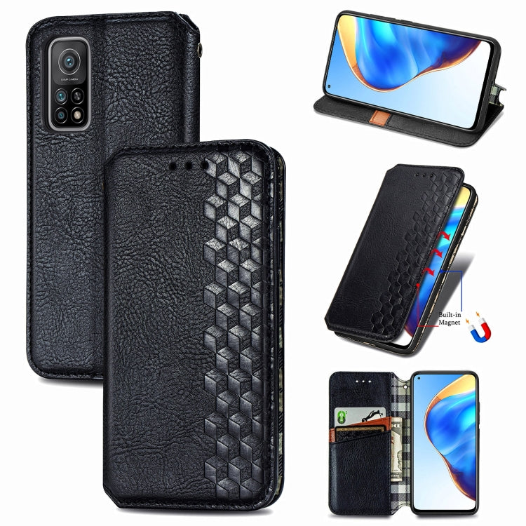 Cubic Grid Pressed Horizontal Flip Magnetic PU Leather Case with Holder & Card Slots & Wallet, For OnePlus 8T, For Xiaomi Mi 10T / Redmi K30S, For Samsung Galaxy A21 (JP Version), For Nokia 2.4, For vivo Y20