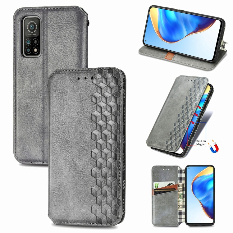 Cubic Grid Pressed Horizontal Flip Magnetic PU Leather Case with Holder & Card Slots & Wallet, For OnePlus 8T, For Xiaomi Mi 10T / Redmi K30S, For Samsung Galaxy A21 (JP Version), For Nokia 2.4, For vivo Y20