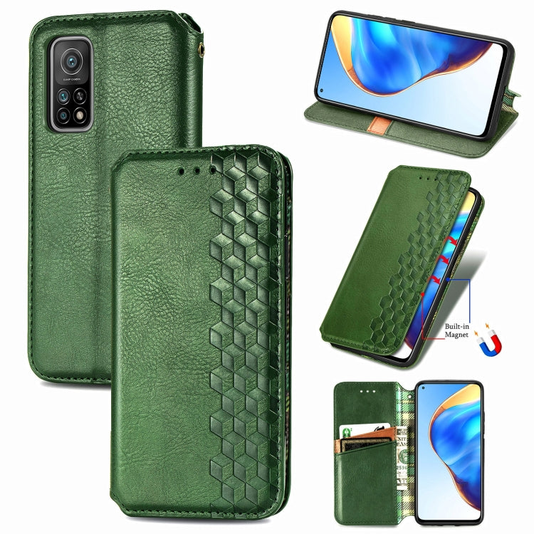 Cubic Grid Pressed Horizontal Flip Magnetic PU Leather Case with Holder & Card Slots & Wallet, For OnePlus 8T, For Xiaomi Mi 10T / Redmi K30S, For Samsung Galaxy A21 (JP Version), For Nokia 2.4, For vivo Y20