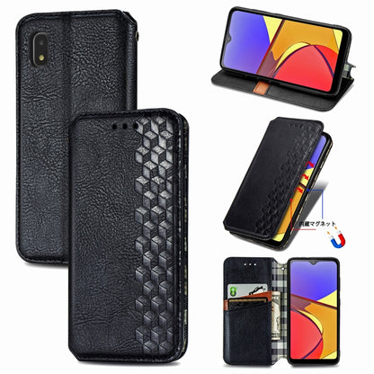 Cubic Grid Pressed Horizontal Flip Magnetic PU Leather Case with Holder & Card Slots & Wallet, For OnePlus 8T, For Xiaomi Mi 10T / Redmi K30S, For Samsung Galaxy A21 (JP Version), For Nokia 2.4, For vivo Y20