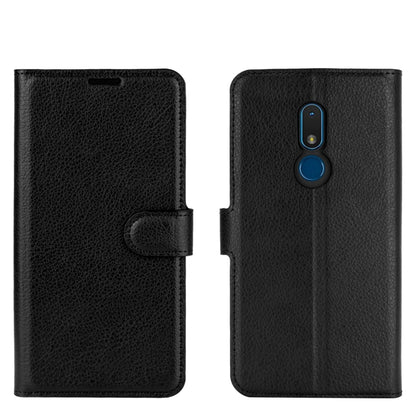 Black leather flip phone case with card holder and magnetic closure