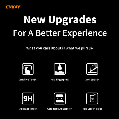 ENKAY Hat-Prince Full Glue 0.26mm 9H 2.5D Tempered Glass Full Coverage Film, For LG K42 / K52 / K62, For Huawei P Smart 2021, For Nokia 3.4, For Motorola Moto G 5G(1 PC)
