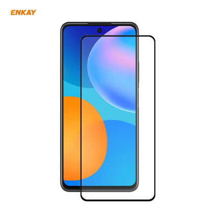 ENKAY Hat-Prince Full Glue 0.26mm 9H 2.5D Tempered Glass Full Coverage Film, For LG K42 / K52 / K62, For Huawei P Smart 2021, For Nokia 3.4, For Motorola Moto G 5G(1 PC)