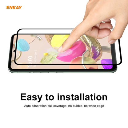 5 PCS ENKAY Hat-Prince Full Glue 0.26mm 9H 2.5D Tempered Glass Full Coverage Film, For LG K42 / K52 / K62, For Huawei P Smart 2021, For Nokia 3.4, For Motorola Moto G 5G(5 PCS)