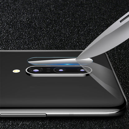 Rear camera lens screen protector tempered glass film applied with rounded edges