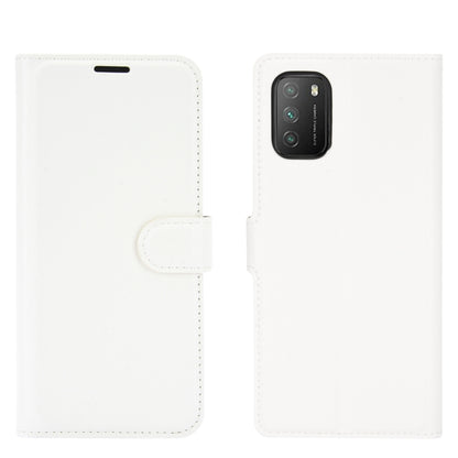 White flip wallet phone case with magnetic closure and cutouts for buttons and camera