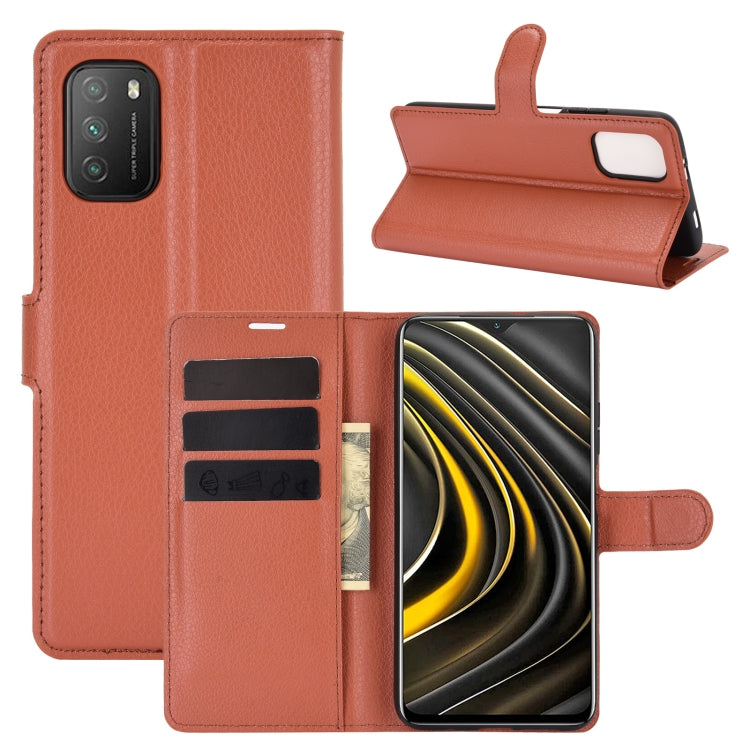 Brown leather-look flip protective phone case with card slots and stand wallet flap