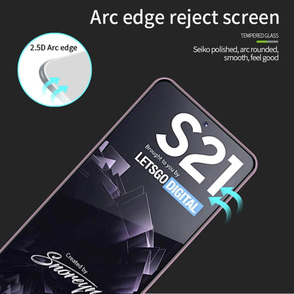 PINWUYO 9H 2.5D Full Screen Tempered Glass Film, For Samsung Galaxy S21 5G, For ViVO Y52s, For Samsung Galaxy S21+ 5G, For OnePlus 8T, For Samsung Galaxy A52, For Samsung Galaxy A72, For OPPO Reno5