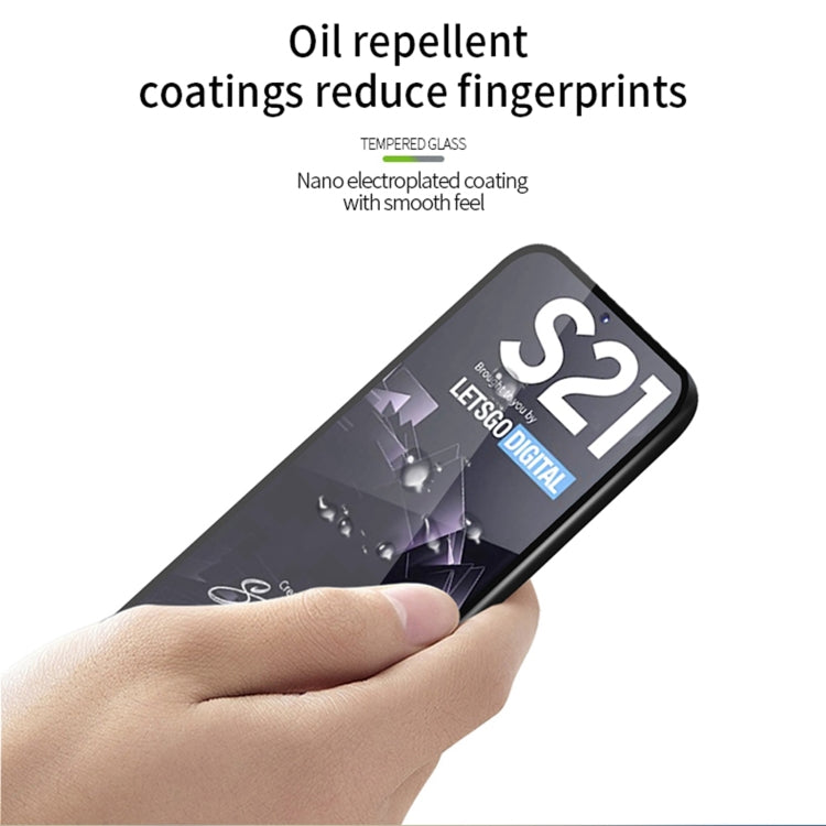 PINWUYO 9H 2.5D Full Screen Tempered Glass Film, For Samsung Galaxy S21 5G, For ViVO Y52s, For Samsung Galaxy S21+ 5G, For OnePlus 8T, For Samsung Galaxy A52, For Samsung Galaxy A72, For OPPO Reno5