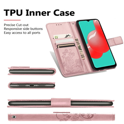 Rose gold leather wallet phone case with inner TPU lining and card pocket
