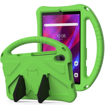 Green EVA protective tablet case with handle and screen stand