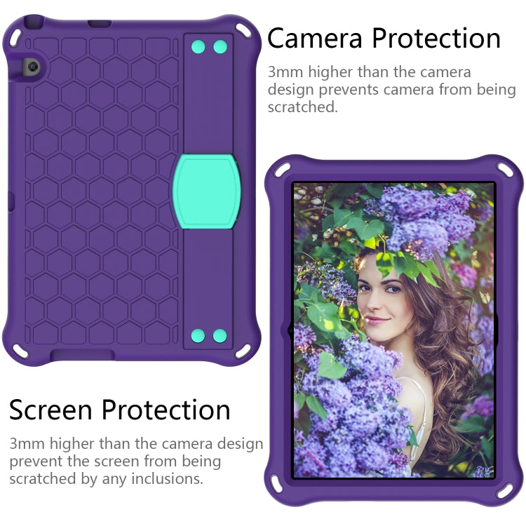 Honeycomb Design EVA + PC Material Four Corner Anti Falling Flat Protective Shell With Strap, For Huawei MediaPad T3 10