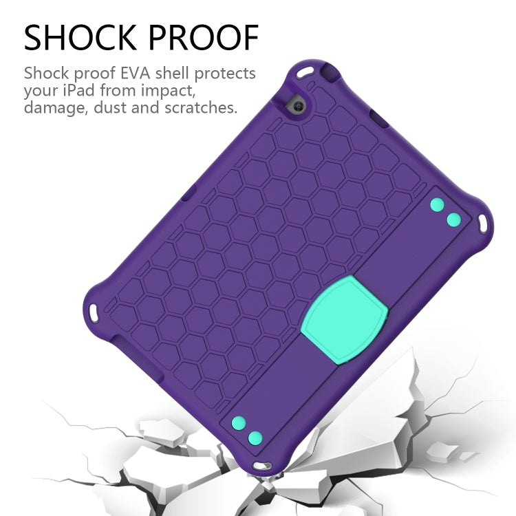 Honeycomb Design EVA + PC Material Four Corner Anti Falling Flat Protective Shell With Strap, For Huawei MediaPad T3 10