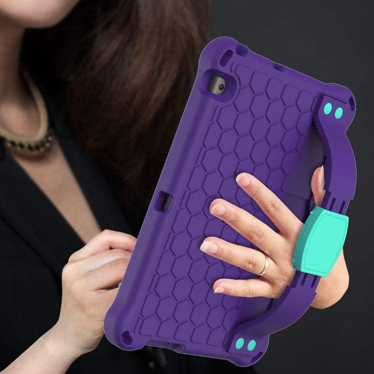 Honeycomb Design EVA + PC Material Four Corner Anti Falling Flat Protective Shell With Strap, For Huawei MediaPad T3 10