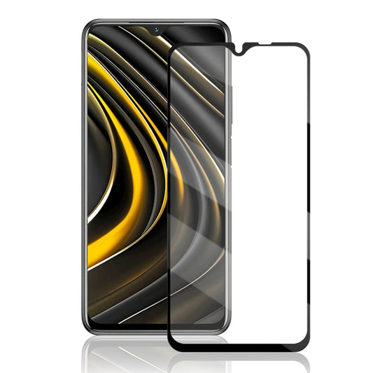 Tempered glass screen protector for smartphone, 2.5D rounded edges, clear full-glue fit
