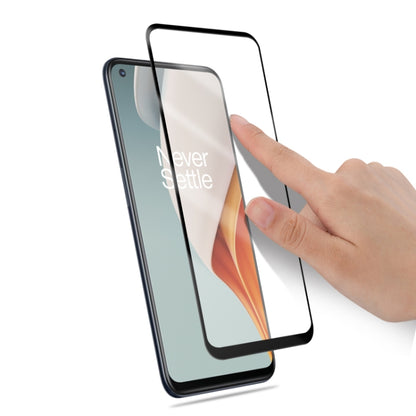 Curved tempered glass screen protector for OnePlus Nord N10 5G, easy alignment during install