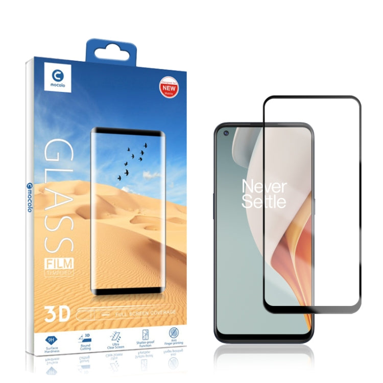 mocolo 3D curved tempered glass screen protector kit for OnePlus Nord N10 5G