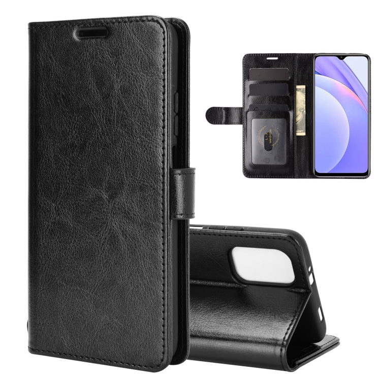 Black textured flip wallet phone case with card slots and kickstand holder for phone
