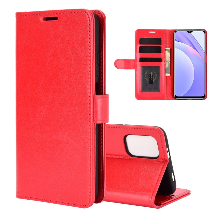 Red textured flip wallet phone case with card slots and kickstand holder for phone