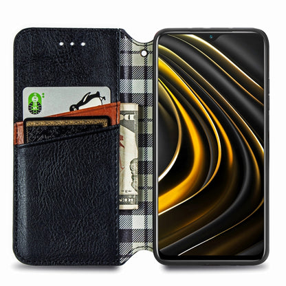 Cubic Grid Pressed Horizontal Flip Magnetic PU Leather Case with Holder & Card Slots & Wallet, For Xiaomi POCO M3, For Samsung Galaxy S21 5G, For Samsung Galaxy S21+ 5G, For Samsung Galaxy S21 Ultra 5G, For Samsung Galaxy  A12                          ...