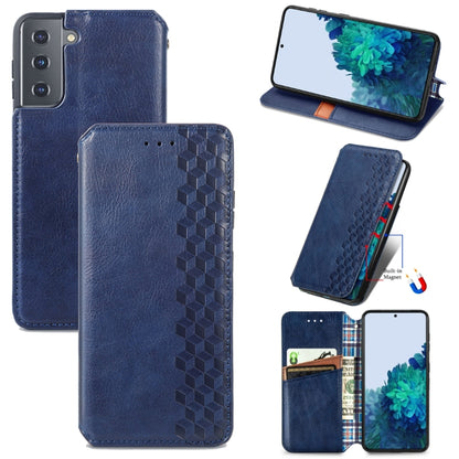 Cubic Grid Pressed Horizontal Flip Magnetic PU Leather Case with Holder & Card Slots & Wallet, For Xiaomi POCO M3, For Samsung Galaxy S21 5G, For Samsung Galaxy S21+ 5G, For Samsung Galaxy S21 Ultra 5G, For Samsung Galaxy  A12                          ...