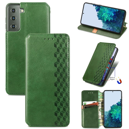 Cubic Grid Pressed Horizontal Flip Magnetic PU Leather Case with Holder & Card Slots & Wallet, For Xiaomi POCO M3, For Samsung Galaxy S21 5G, For Samsung Galaxy S21+ 5G, For Samsung Galaxy S21 Ultra 5G, For Samsung Galaxy  A12                          ...