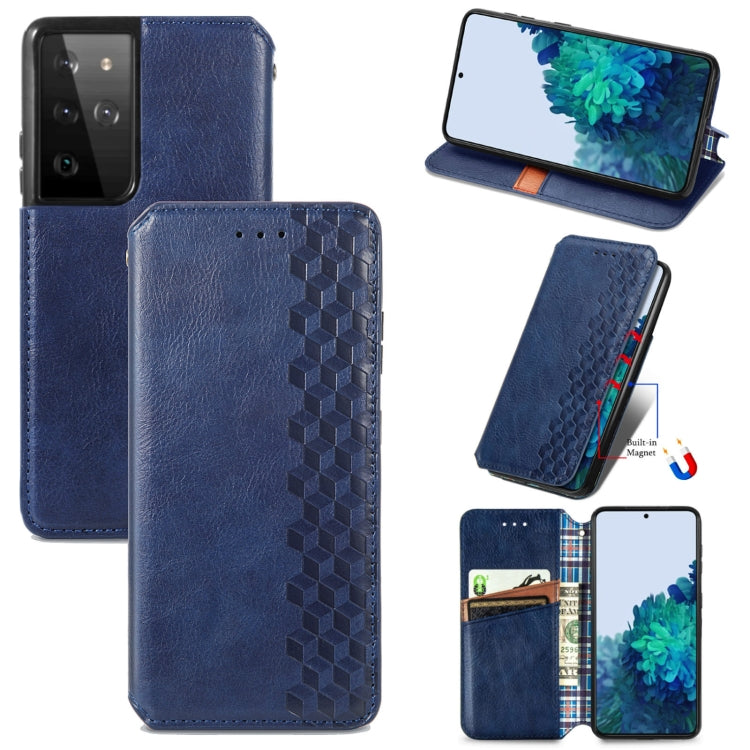 Cubic Grid Pressed Horizontal Flip Magnetic PU Leather Case with Holder & Card Slots & Wallet, For Xiaomi POCO M3, For Samsung Galaxy S21 5G, For Samsung Galaxy S21+ 5G, For Samsung Galaxy S21 Ultra 5G, For Samsung Galaxy  A12                          ...
