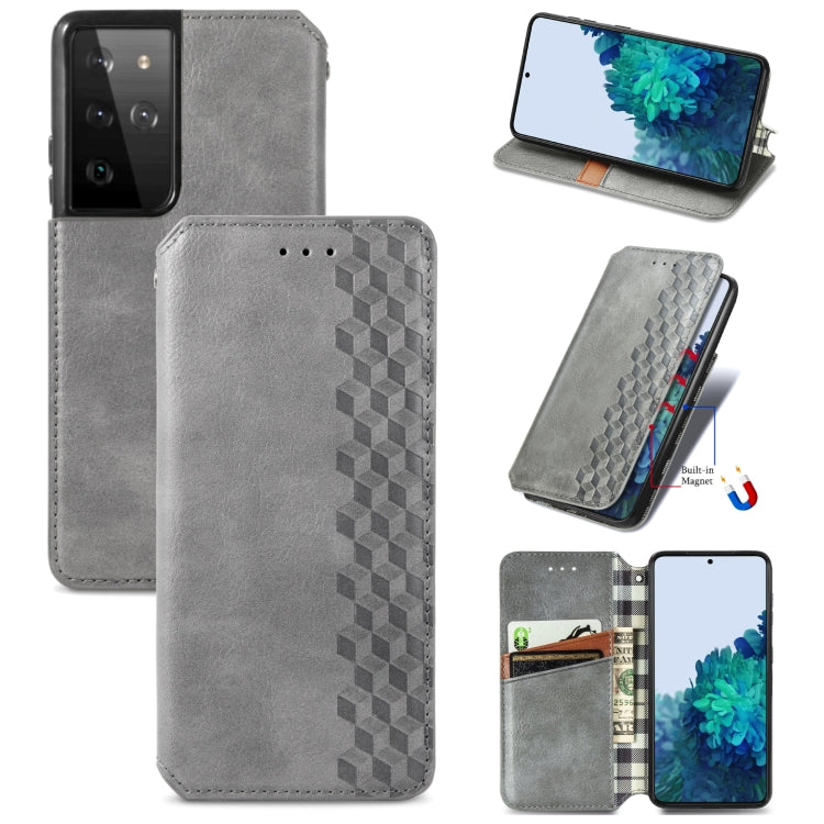 Cubic Grid Pressed Horizontal Flip Magnetic PU Leather Case with Holder & Card Slots & Wallet, For Xiaomi POCO M3, For Samsung Galaxy S21 5G, For Samsung Galaxy S21+ 5G, For Samsung Galaxy S21 Ultra 5G, For Samsung Galaxy  A12                          ...