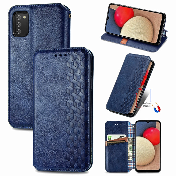 Cubic Grid Pressed Horizontal Flip Magnetic PU Leather Case with Holder & Card Slots & Wallet, For Xiaomi POCO M3, For Samsung Galaxy S21 5G, For Samsung Galaxy S21+ 5G, For Samsung Galaxy S21 Ultra 5G, For Samsung Galaxy  A12                          ...