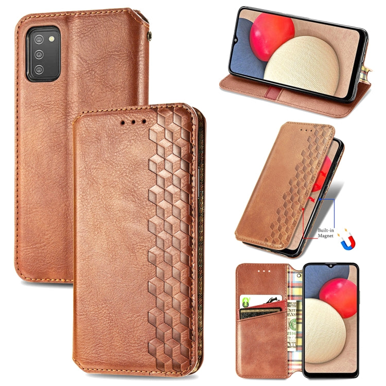Cubic Grid Pressed Horizontal Flip Magnetic PU Leather Case with Holder & Card Slots & Wallet, For Xiaomi POCO M3, For Samsung Galaxy S21 5G, For Samsung Galaxy S21+ 5G, For Samsung Galaxy S21 Ultra 5G, For Samsung Galaxy  A12                          ...