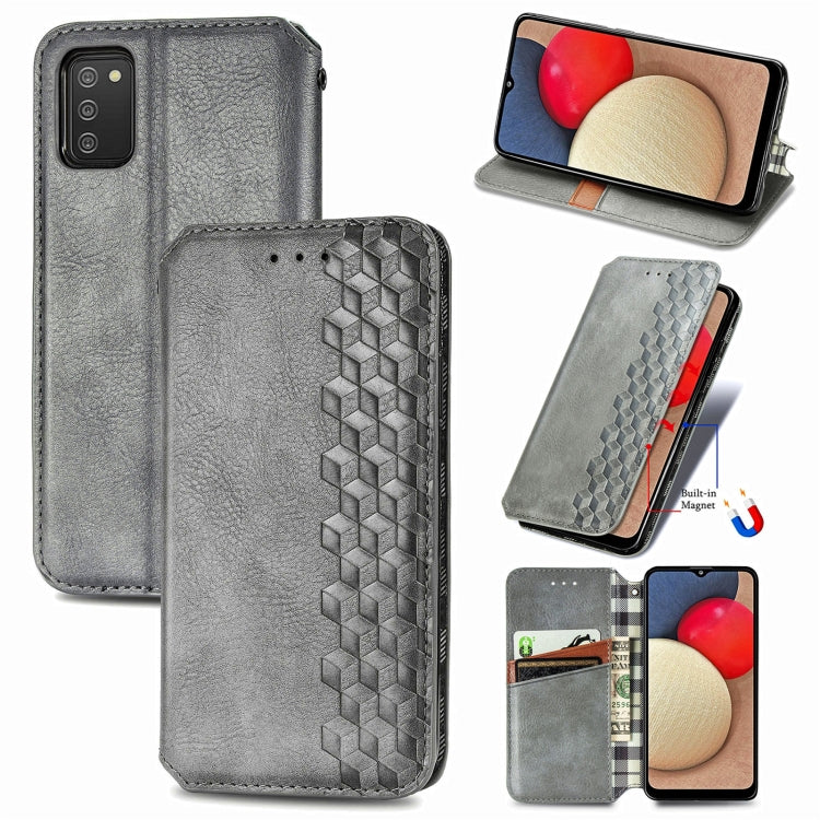 Cubic Grid Pressed Horizontal Flip Magnetic PU Leather Case with Holder & Card Slots & Wallet, For Xiaomi POCO M3, For Samsung Galaxy S21 5G, For Samsung Galaxy S21+ 5G, For Samsung Galaxy S21 Ultra 5G, For Samsung Galaxy  A12                          ...