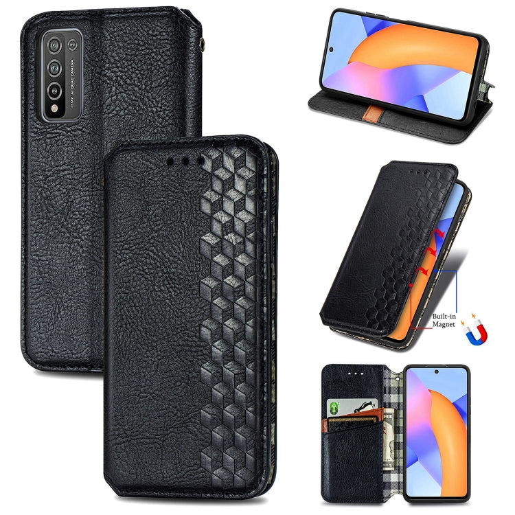 Cubic Grid Pressed Horizontal Flip Magnetic PU Leather Case with Holder & Card Slots & Wallet, For Xiaomi POCO M3, For Samsung Galaxy S21 5G, For Samsung Galaxy S21+ 5G, For Samsung Galaxy S21 Ultra 5G, For Samsung Galaxy  A12                          ...