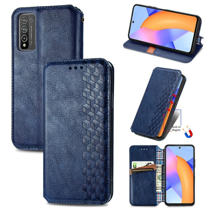 Cubic Grid Pressed Horizontal Flip Magnetic PU Leather Case with Holder & Card Slots & Wallet, For Xiaomi POCO M3, For Samsung Galaxy S21 5G, For Samsung Galaxy S21+ 5G, For Samsung Galaxy S21 Ultra 5G, For Samsung Galaxy  A12                          ...