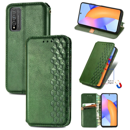 Cubic Grid Pressed Horizontal Flip Magnetic PU Leather Case with Holder & Card Slots & Wallet, For Xiaomi POCO M3, For Samsung Galaxy S21 5G, For Samsung Galaxy S21+ 5G, For Samsung Galaxy S21 Ultra 5G, For Samsung Galaxy  A12                          ...