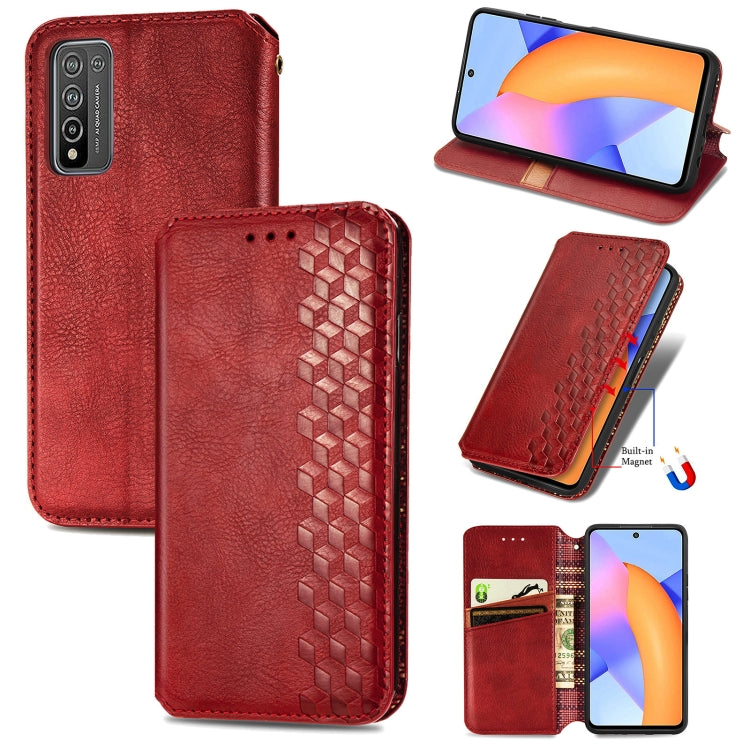 Cubic Grid Pressed Horizontal Flip Magnetic PU Leather Case with Holder & Card Slots & Wallet, For Xiaomi POCO M3, For Samsung Galaxy S21 5G, For Samsung Galaxy S21+ 5G, For Samsung Galaxy S21 Ultra 5G, For Samsung Galaxy  A12                          ...