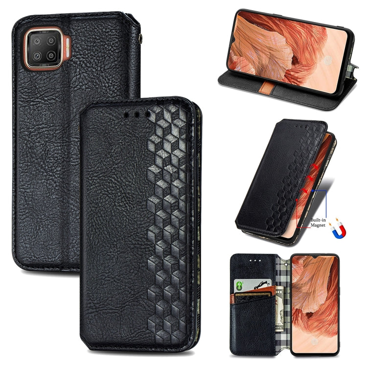 Cubic Grid Pressed Horizontal Flip Magnetic PU Leather Case with Holder & Card Slots & Wallet, For Xiaomi POCO M3, For Samsung Galaxy S21 5G, For Samsung Galaxy S21+ 5G, For Samsung Galaxy S21 Ultra 5G, For Samsung Galaxy  A12                          ...
